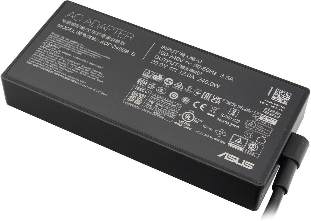 Asus Strømadapter 240W / 12A / 20V / Compact plug