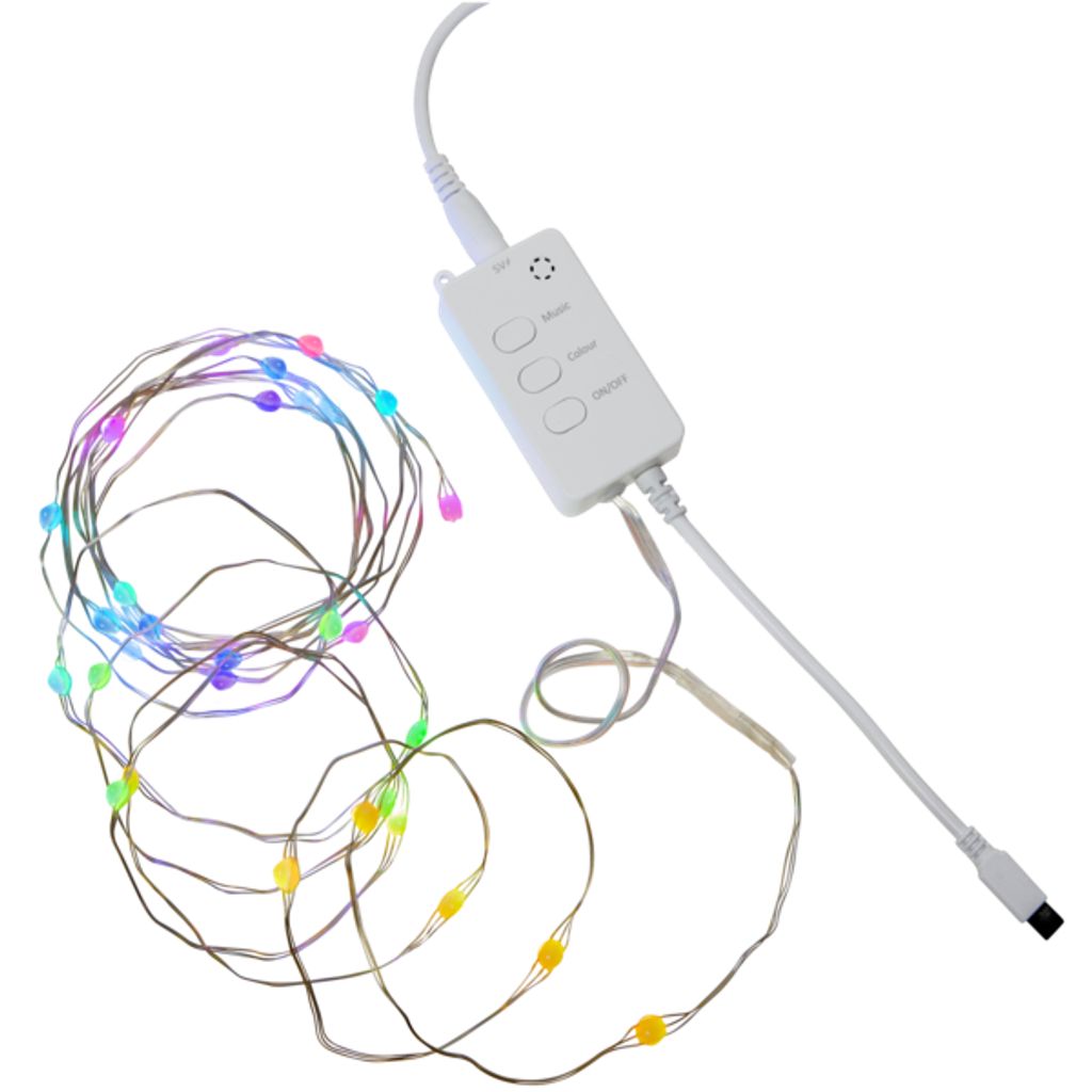 Star Trading Smart Lysstripe USB Lysstripe 3m - Flerfarget