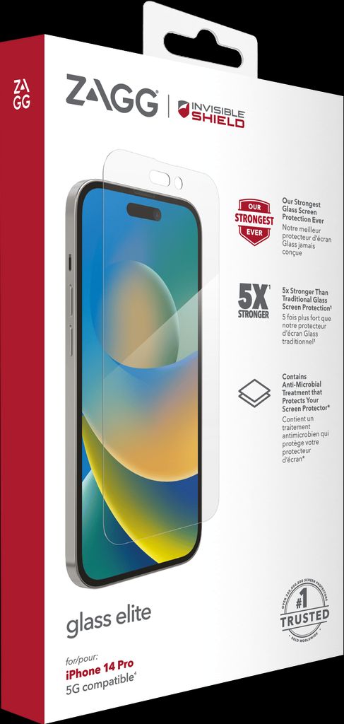 InvisibleShield Glass Elite Skjermbeskytter for iPhone 14 Pro