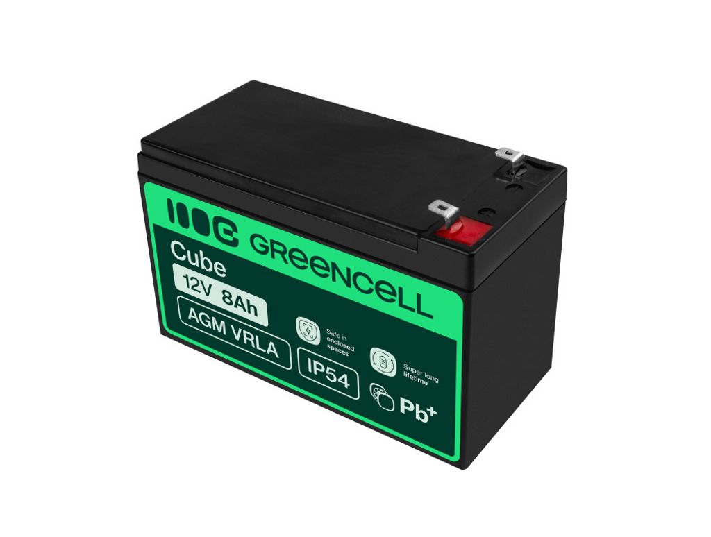 Green Cell AGM VRLA 12V 8Ah bezobsługowa bateria