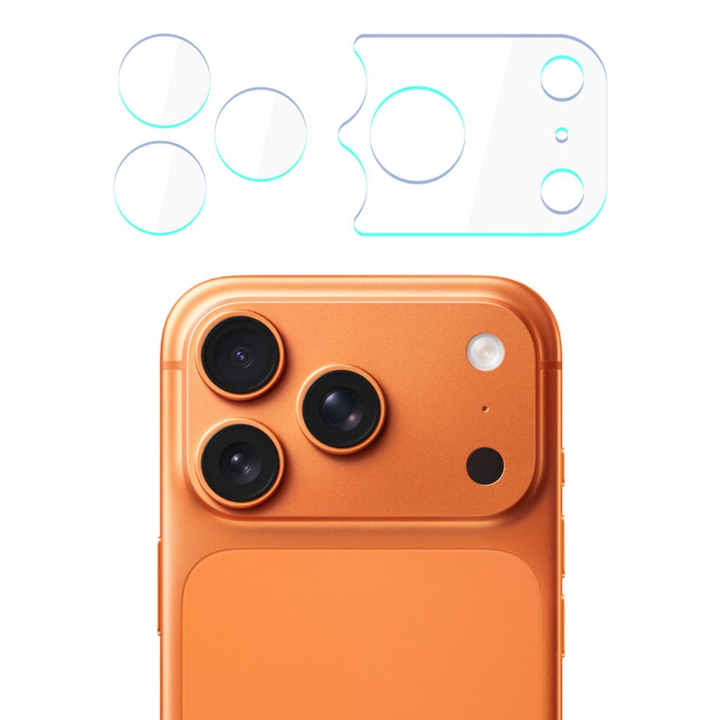 3mk Lens Protection Hybrid Glass Linsebeskytter till iPhone 17 Pro - Gjennomsiktig