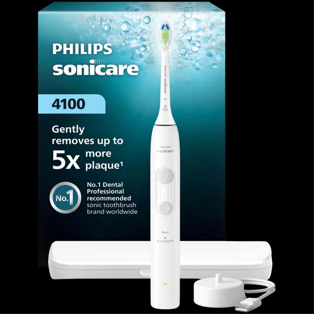 Philips Sonicare eltandborste 4100 Series HX4043/41 – vit