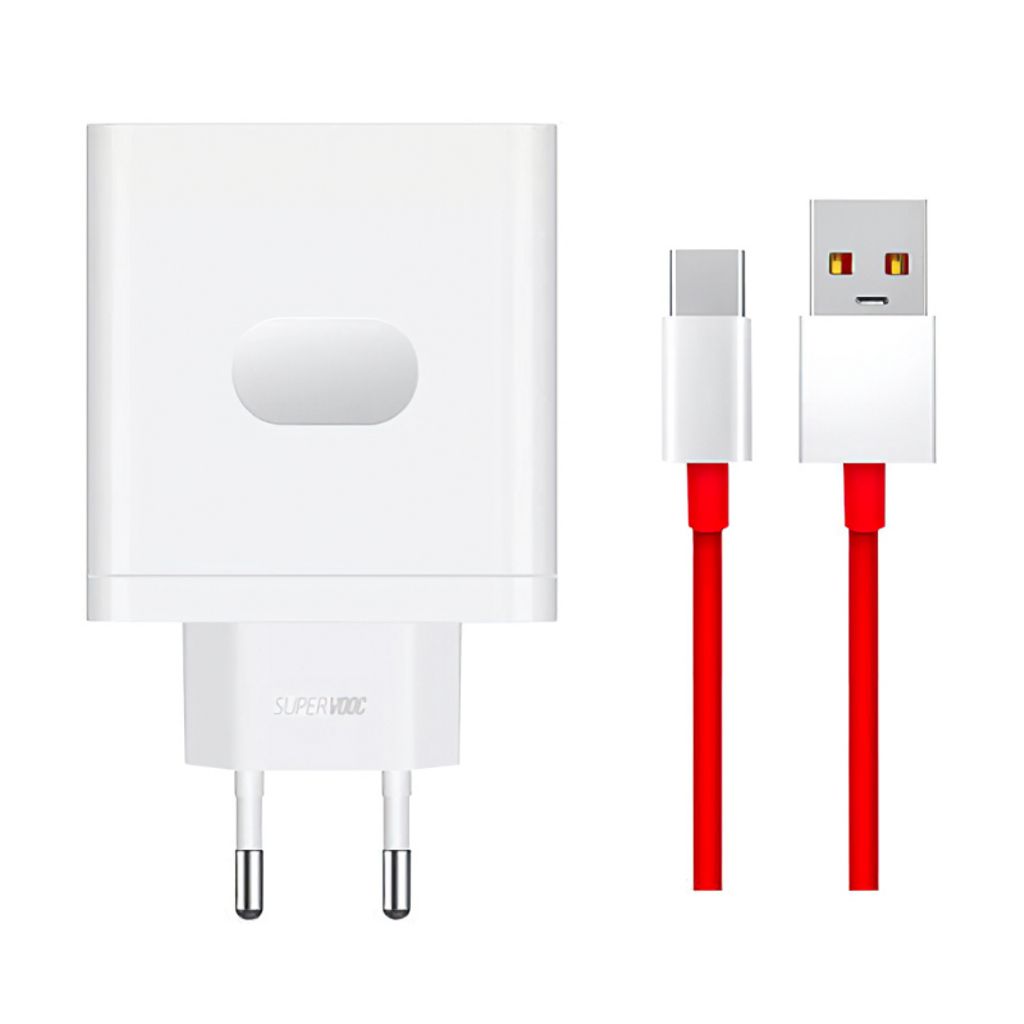 OnePlus 100W vegglader – 1 x USB-A med USB-C-kabel