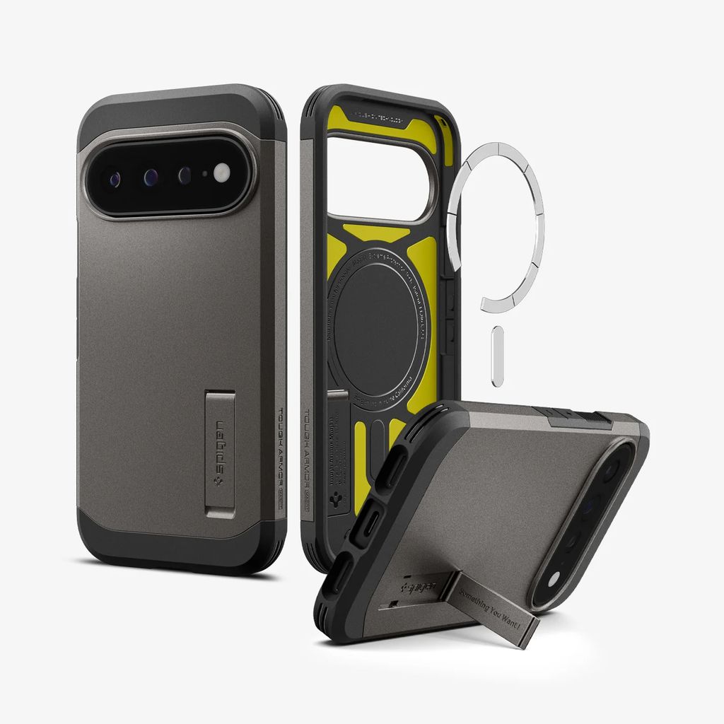 Spigen Tough Armor MagFit Deksel til Google Pixel 11 Pro XL - Gunmetal