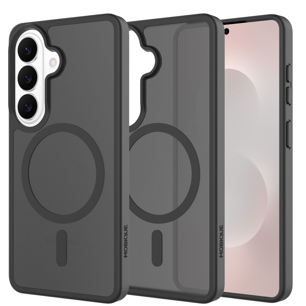 Mobique Samsung Galaxy S26 MagSafe Hybrid Cover - Frostet Sort
