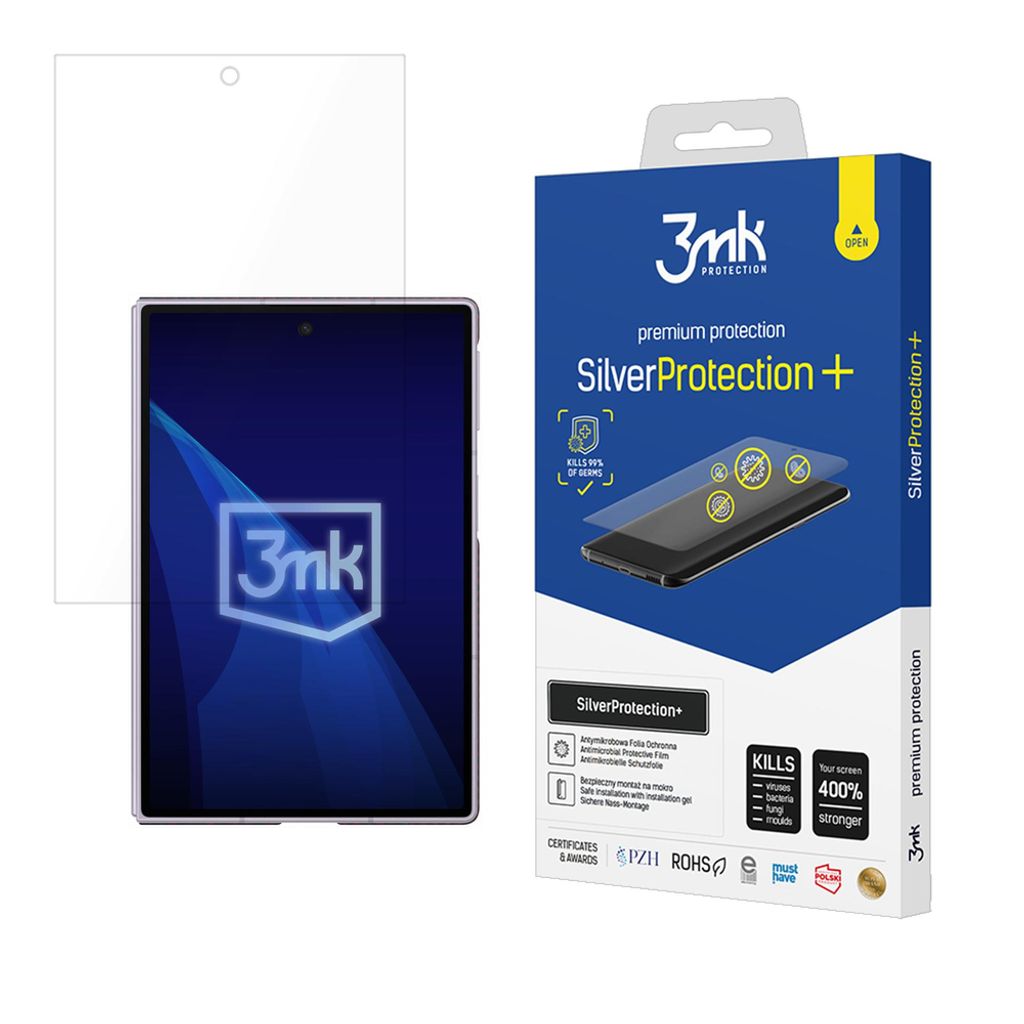3MK Samsung Galaxy Z Fold 8 Skjermbeskytter Sølvbeskyttelse+