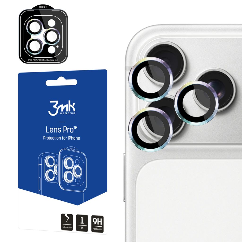 3mk Lens Protection Pro Linsebeskyttelse till iPhone 18 Pro/18 Pro Max - Flerfarvet