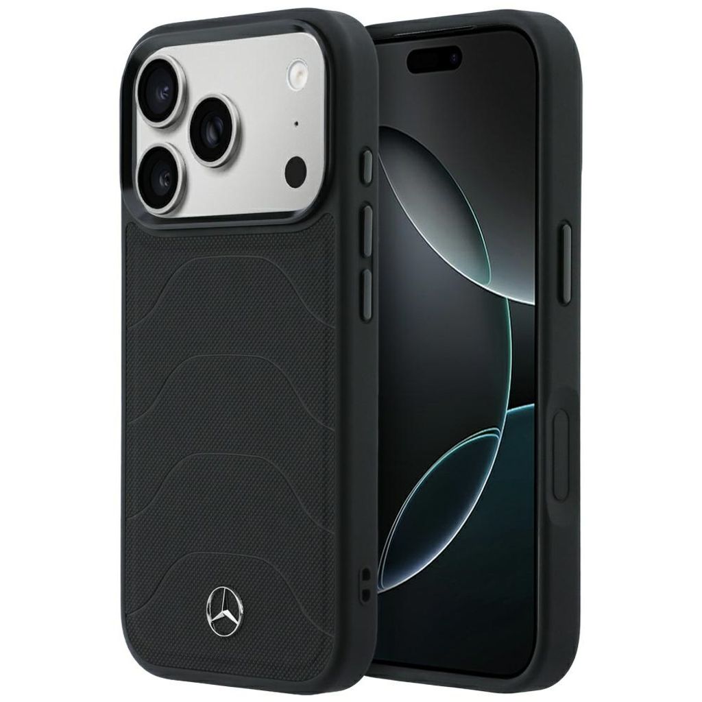 Mercedes Bow Lines MagSafe -kuori till iPhone 18 Pro/17 Pro - Musta