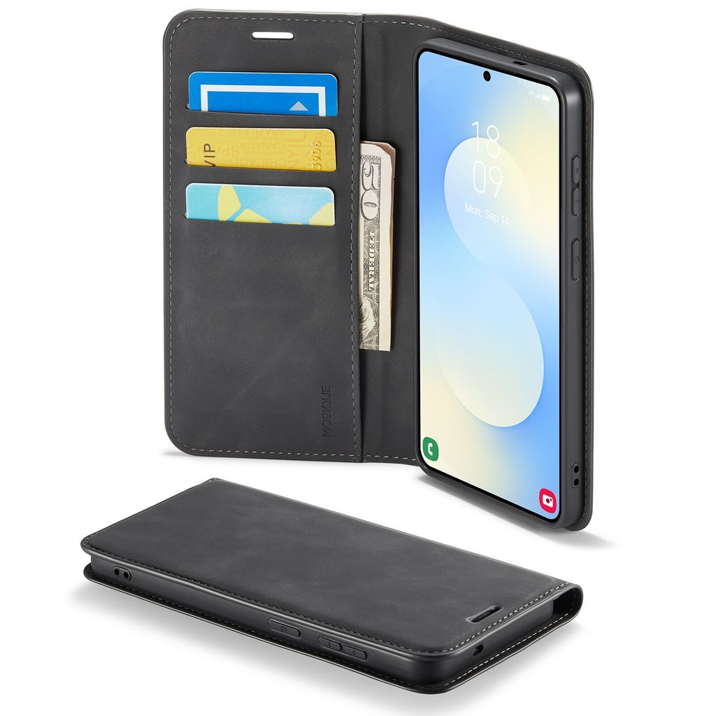 Mobique Samsung Galaxy S26 Plus Lommeboketui Slim – Svart