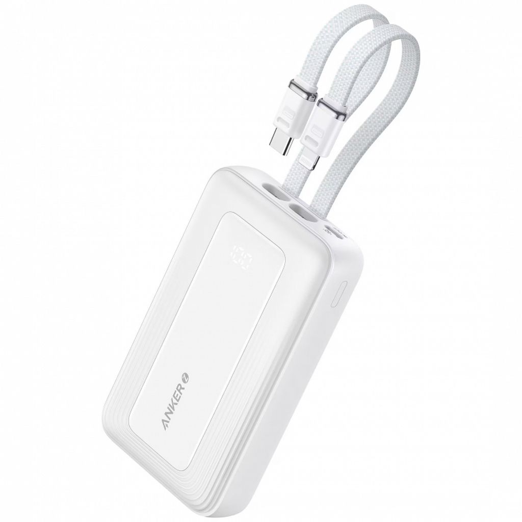 Anker Powerbank PowerCore, 20 000 mAh, 30 W, QC + PD - Hvit