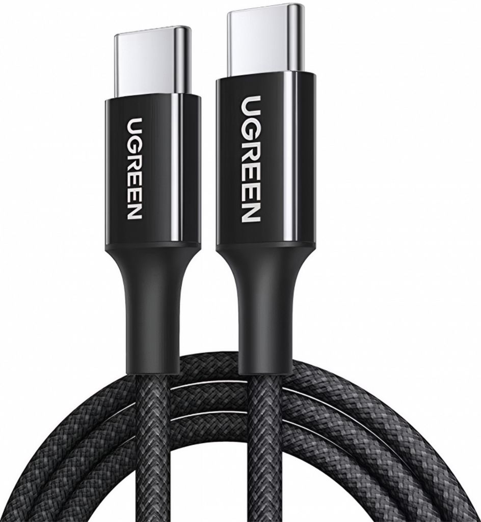 UGREEN L501 USB-C till USB-C kabel 60W, 3A, 2m – Svart