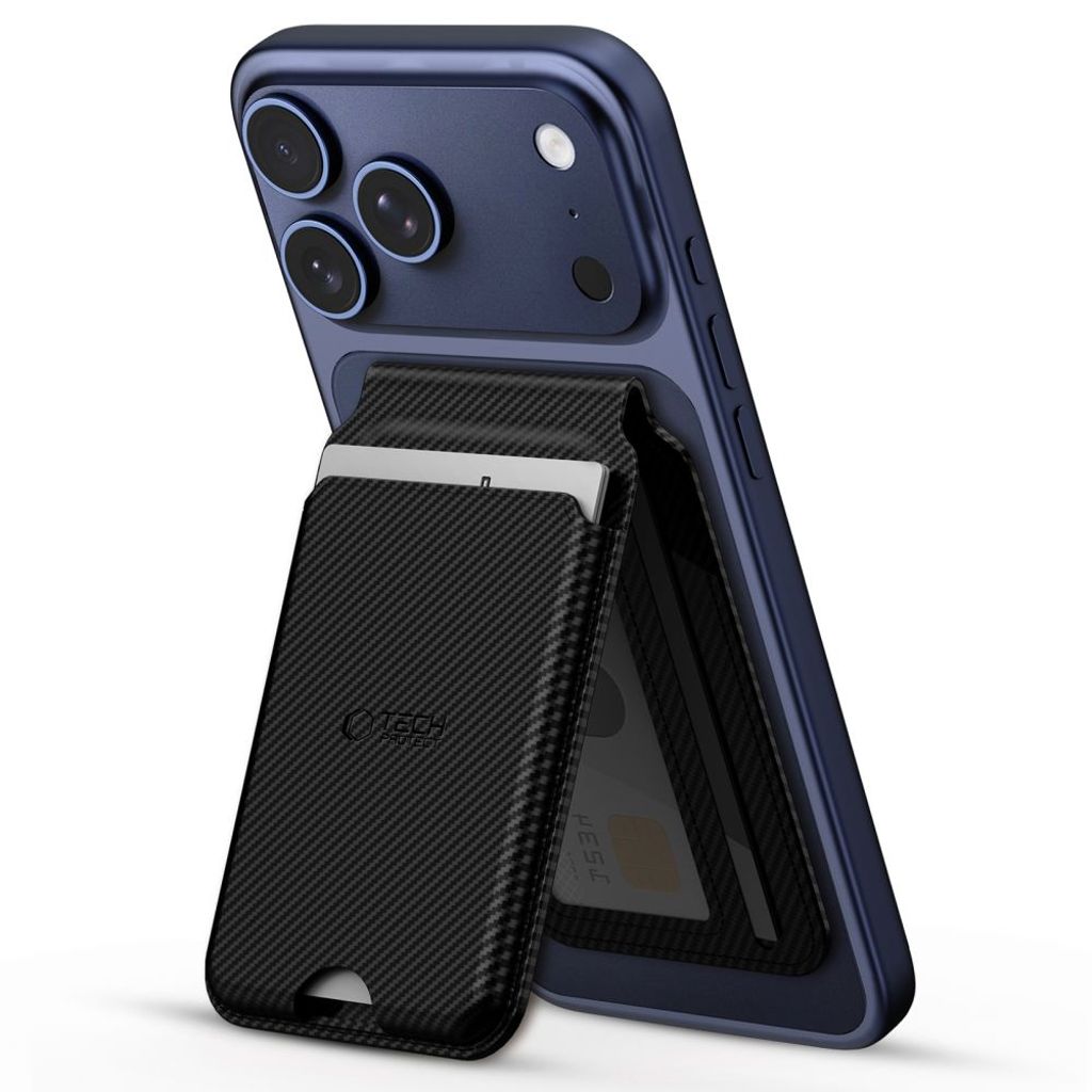 Tech-Protect MagWallet MagSafe korthållare med stativ – Svart