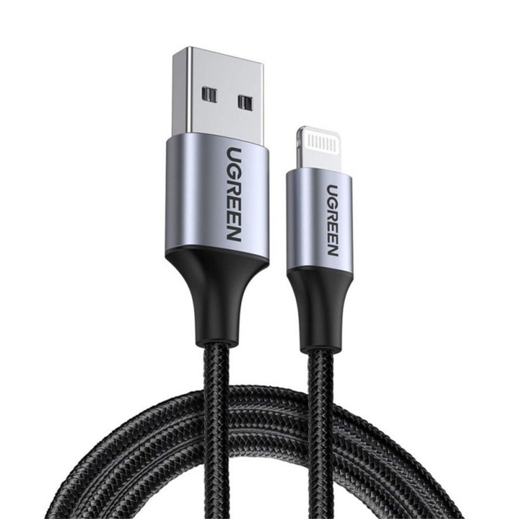 UGREEN US199 USB-A til Lightning-kabel 18W, 2.4A, 1m – Grå