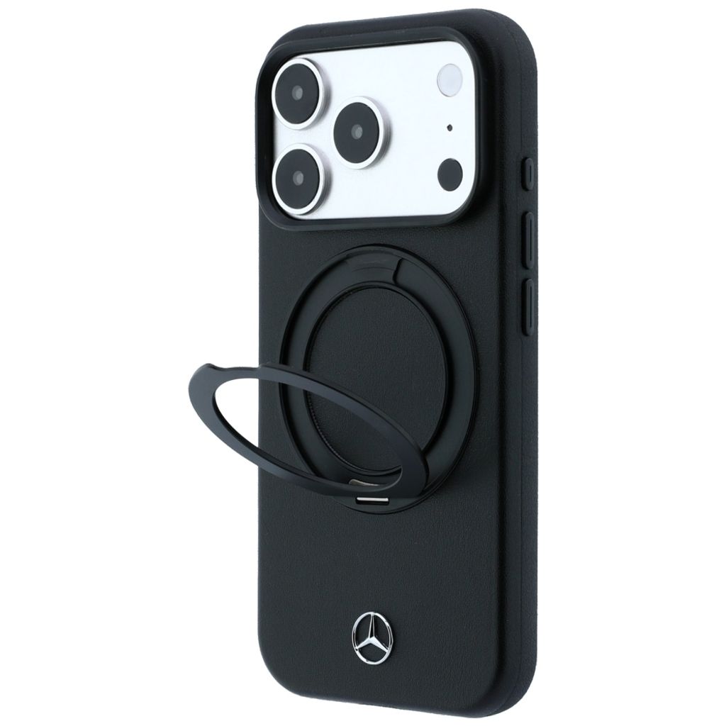Mercedes MagSafe -kuori Rengasjalusta iPhone 18 Pro Max/17 Pro Max:lle - Musta