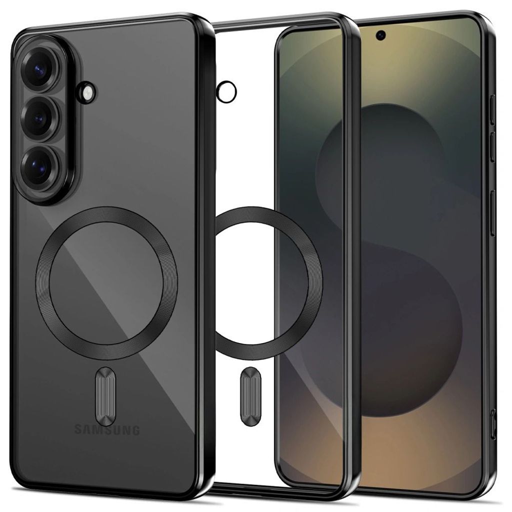 Tech-Protect MagFlex MagSafe Cover til Samsung Galaxy S26 Plus - Gennemsigtig sort