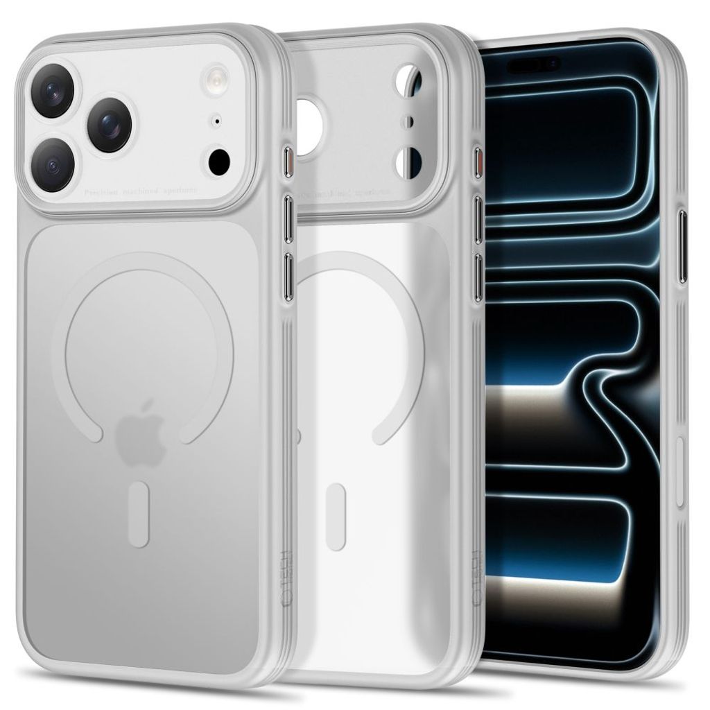 Tech-Protect MagPrime CC MagSafe -kuori iPhone 18 Pro Max:lle - Harmaa