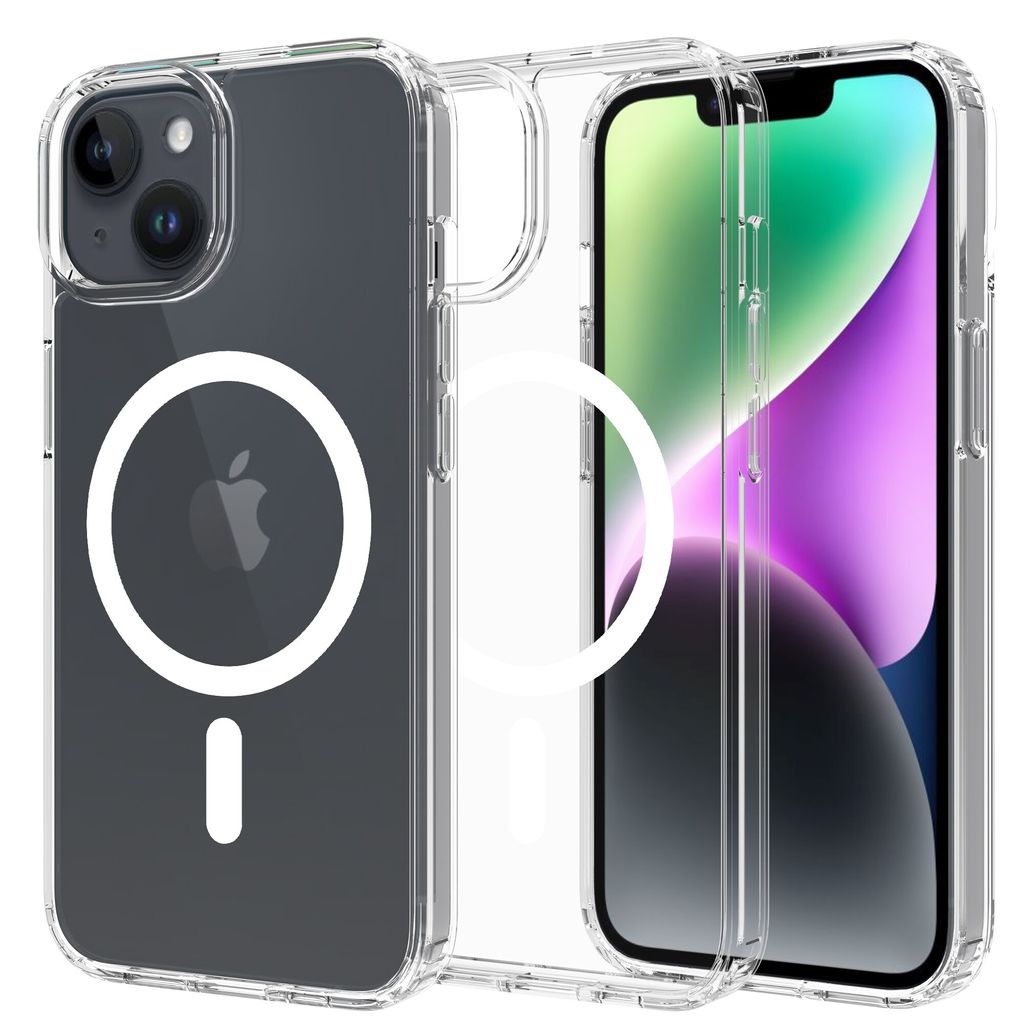 Mobique iPhone 13 Hybrid Cover MagSafe - Gennemsigtig