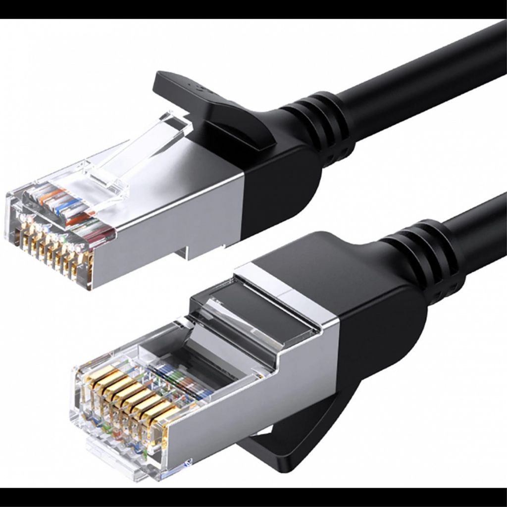 UGREEN NW101 Verkkokaapeli litteä RJ45, UTP, Cat6, 3 m – Musta