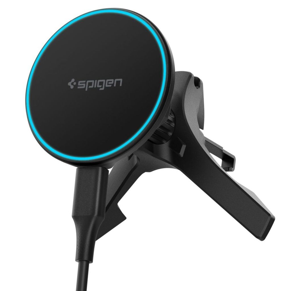 Spigen EV15MAQ Essential Qi2 MagSafe Telefonhållare Bil – Svart