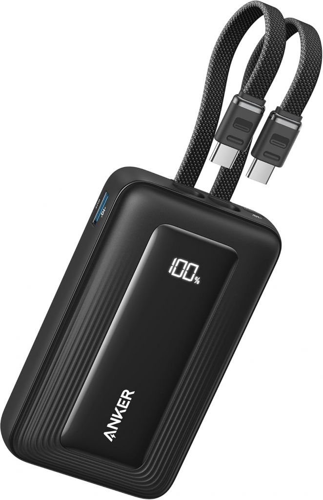 Anker Zolo Powerbank 10 000mAh, 35W, QC + PD – Svart