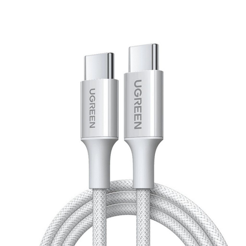 UGREEN L501 USB-C till USB-C kabel 60W, 3A, 1m – Grå