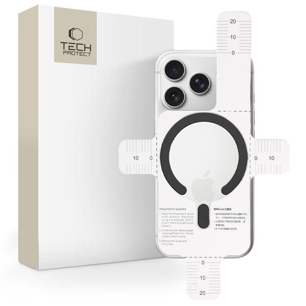 Tech-Protect MMP-200 MagSafe magnetring – Svart