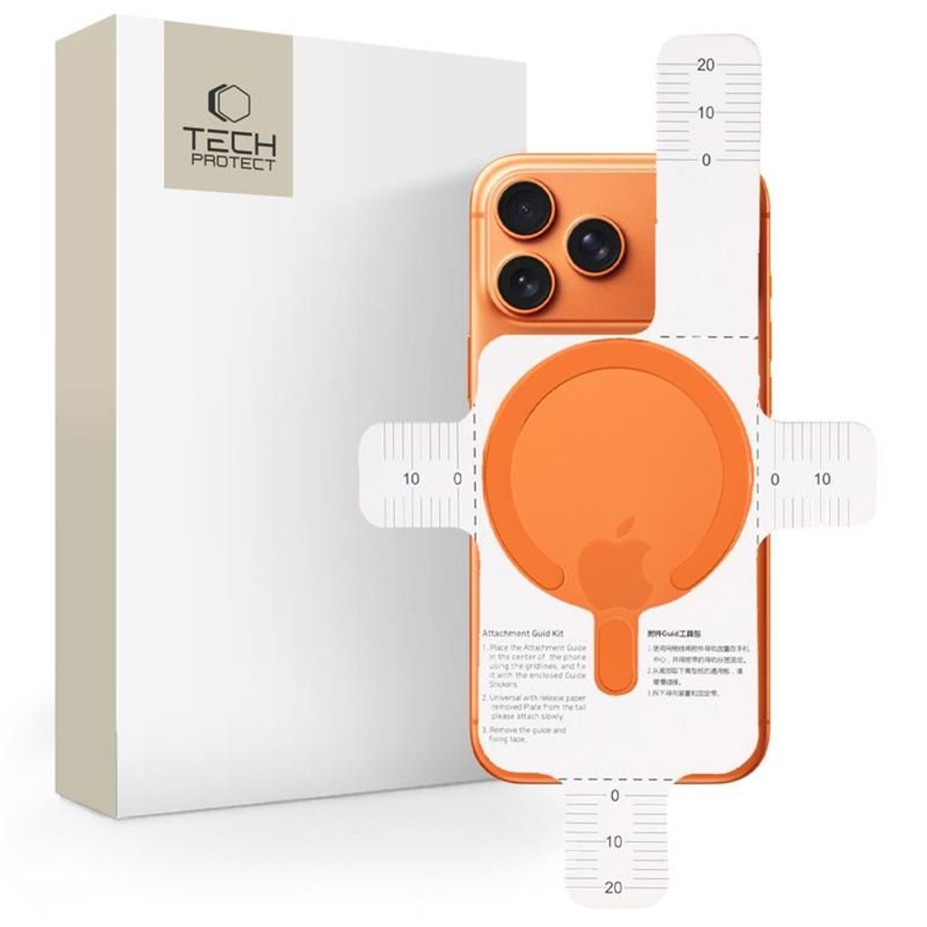 Tech-Protect MMP-200 MagSafe magnetring – Orange