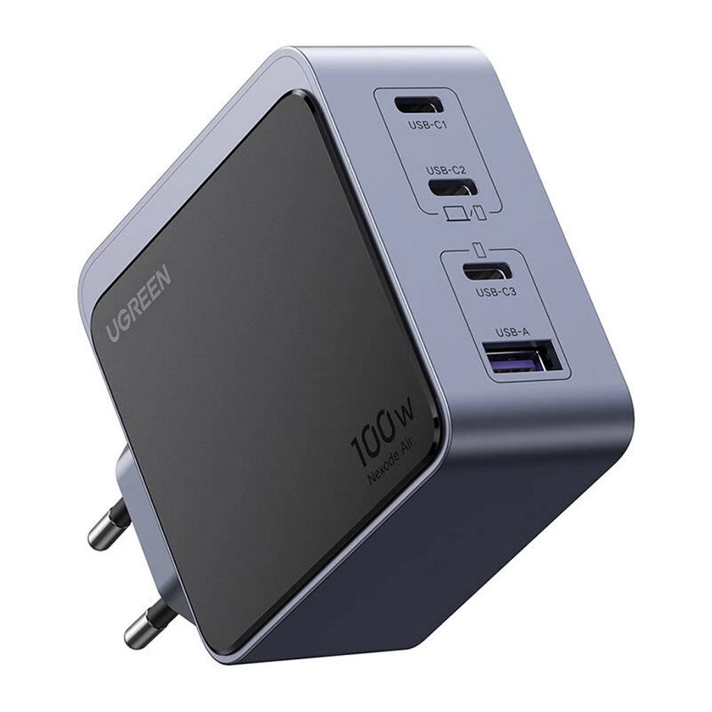 UGREEN Nexode Air X565 100W vegglader – 3 x USB-C + 1 x USB-A
