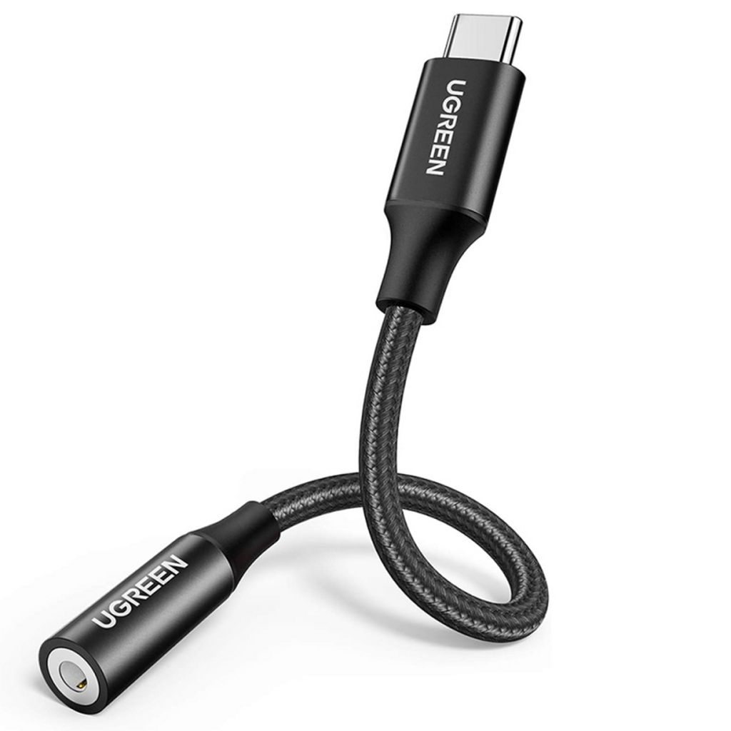 UGREEN USB-C til 3,5 mm lydadapter – svart