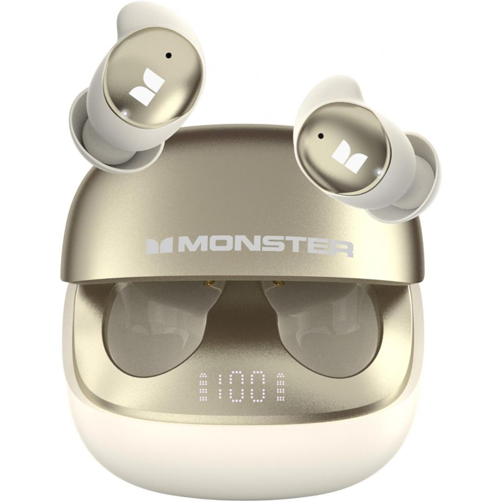 Monster Sleep Ear200 Trådløse In-Ear høretelefoner - Hvid/Guld