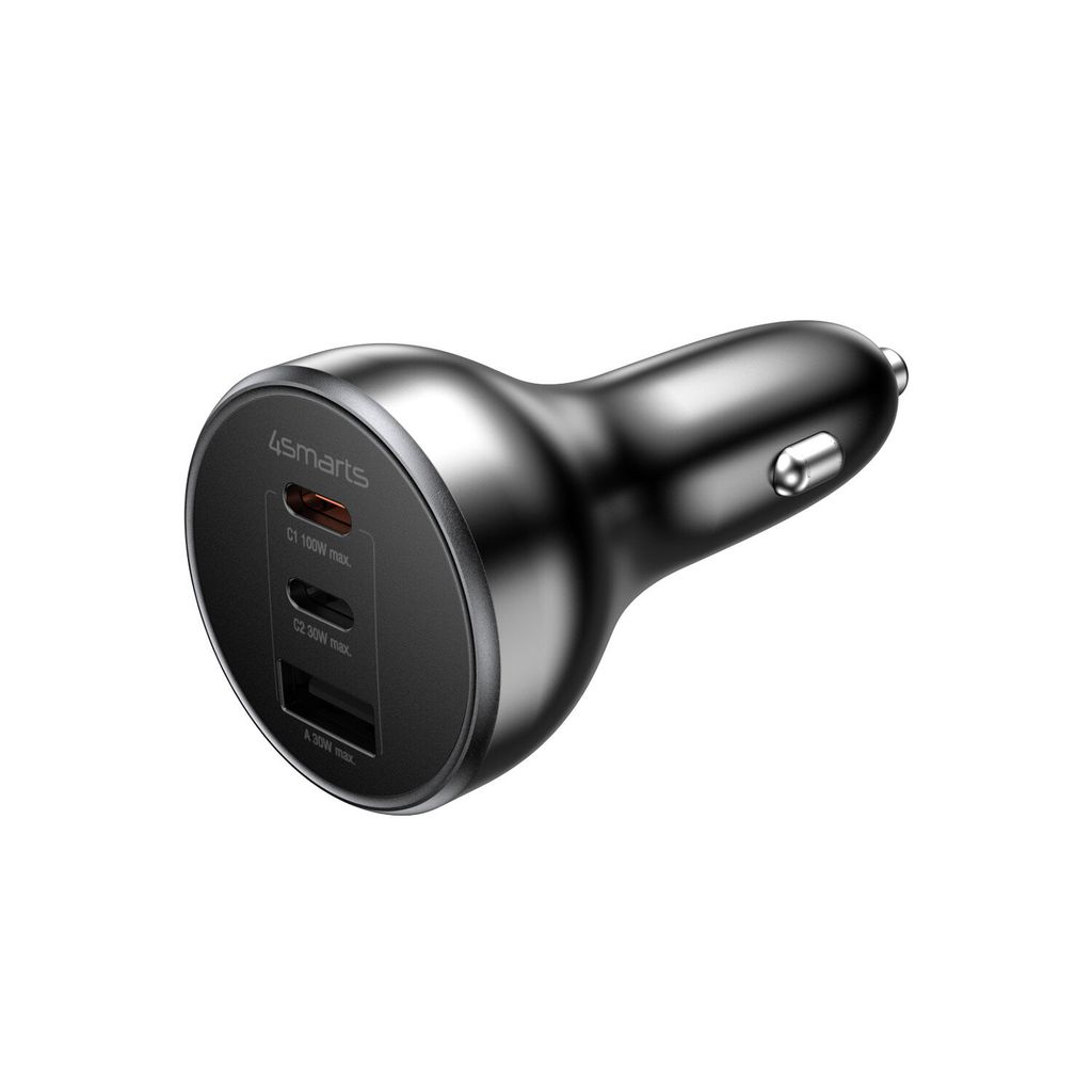 4Smarts VoltRoad Ultimate Biloplader 160W USB-C/USB-A - Sort