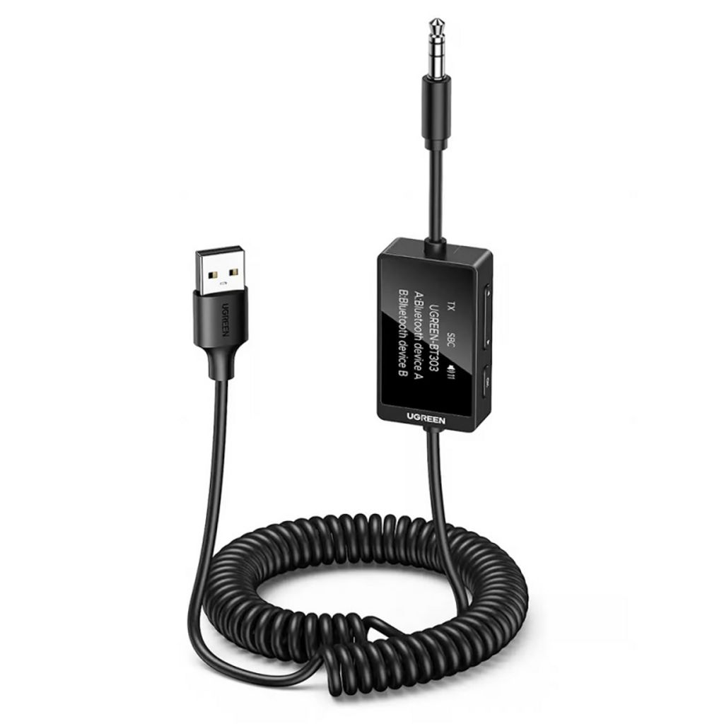 UGREEN Bluetooth-mottaker/sender – svart