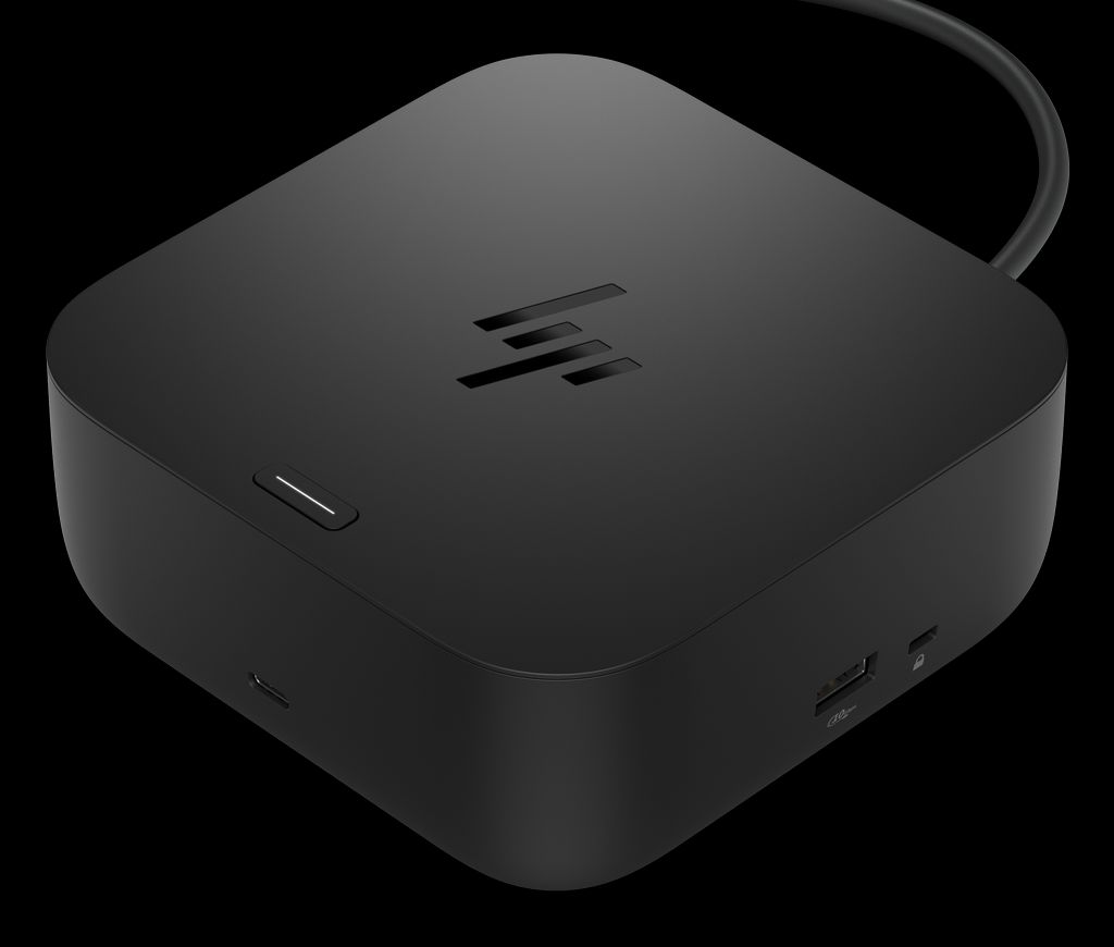 HP USB-C 100W G6-dokkingstasjon – svart
