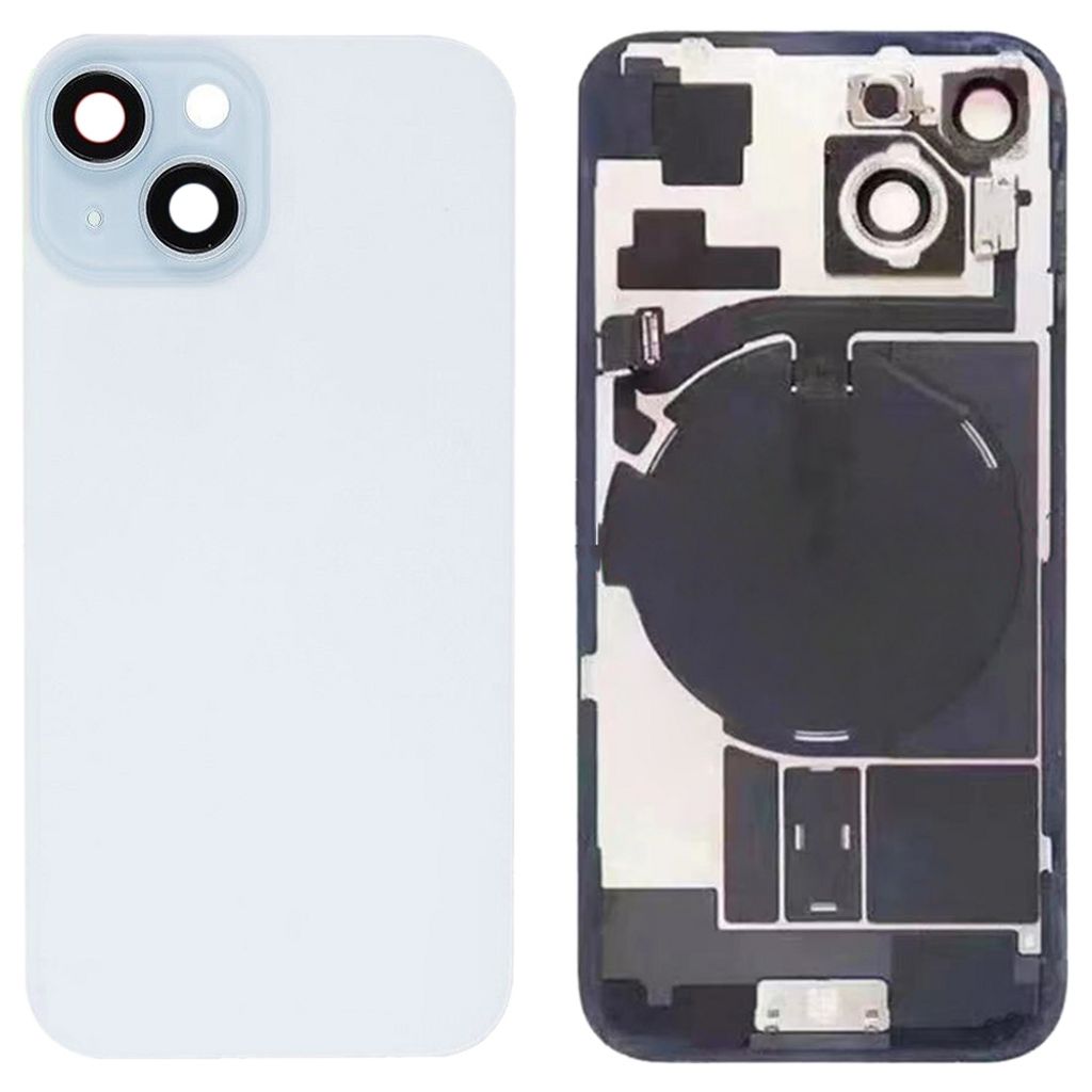 iPhone 15 Back Cover with Small Parts - Blue