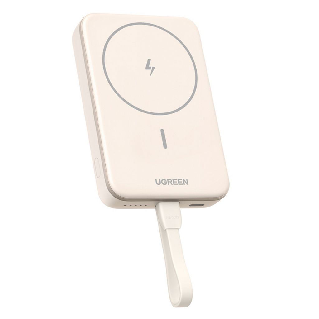 UGREEN PB760 Trådlös Powerbank 10000mAh, 20W, PD + FQI - Beige