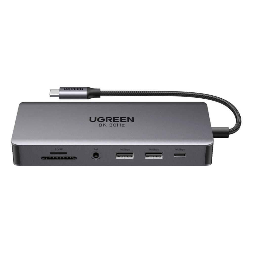 UGREEN Revodok Pro 313 CM681 USB-C-hub USB-A/USB-C/HDMI/3,5 mm/RJ45/SD/microSD