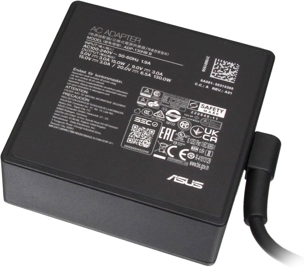 Asus AC-adapter 130W / 6.5A / 20V / USB-C