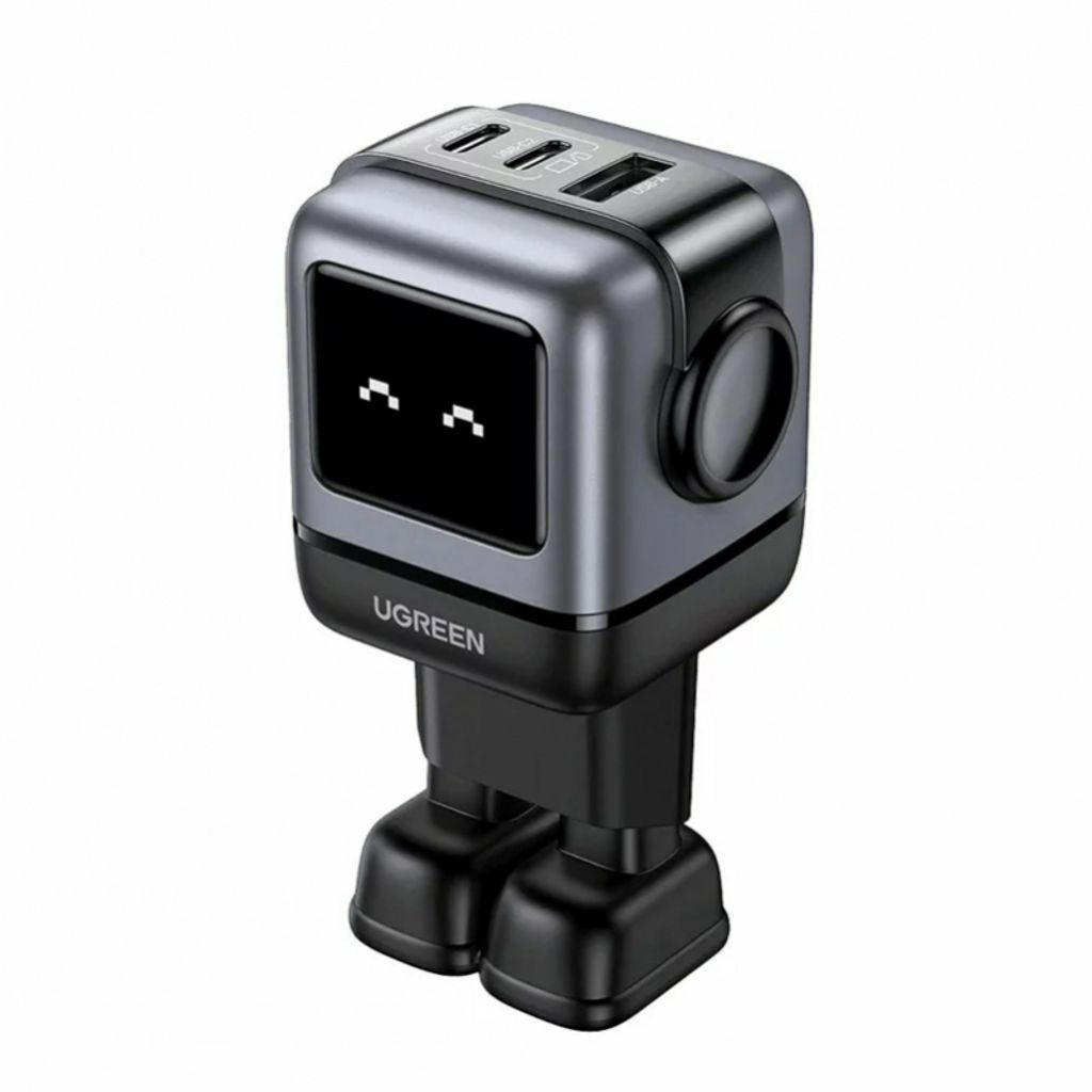 UGREEN CD361 Uno 65W seinälaturi – 2 x USB-C + 1 x USB-A