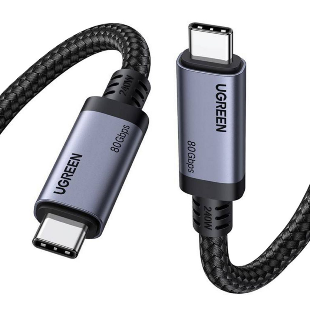 UGREEN L706 USB-C till USB-C kabel 240W, 5A, 1m – svart