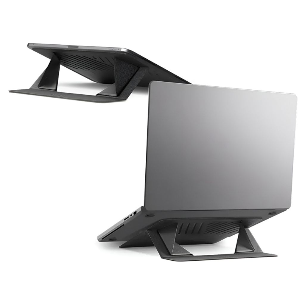 Spigen Slim Fold skrivbordsstativ för laptop upp till 14" LD201-S6 – svart