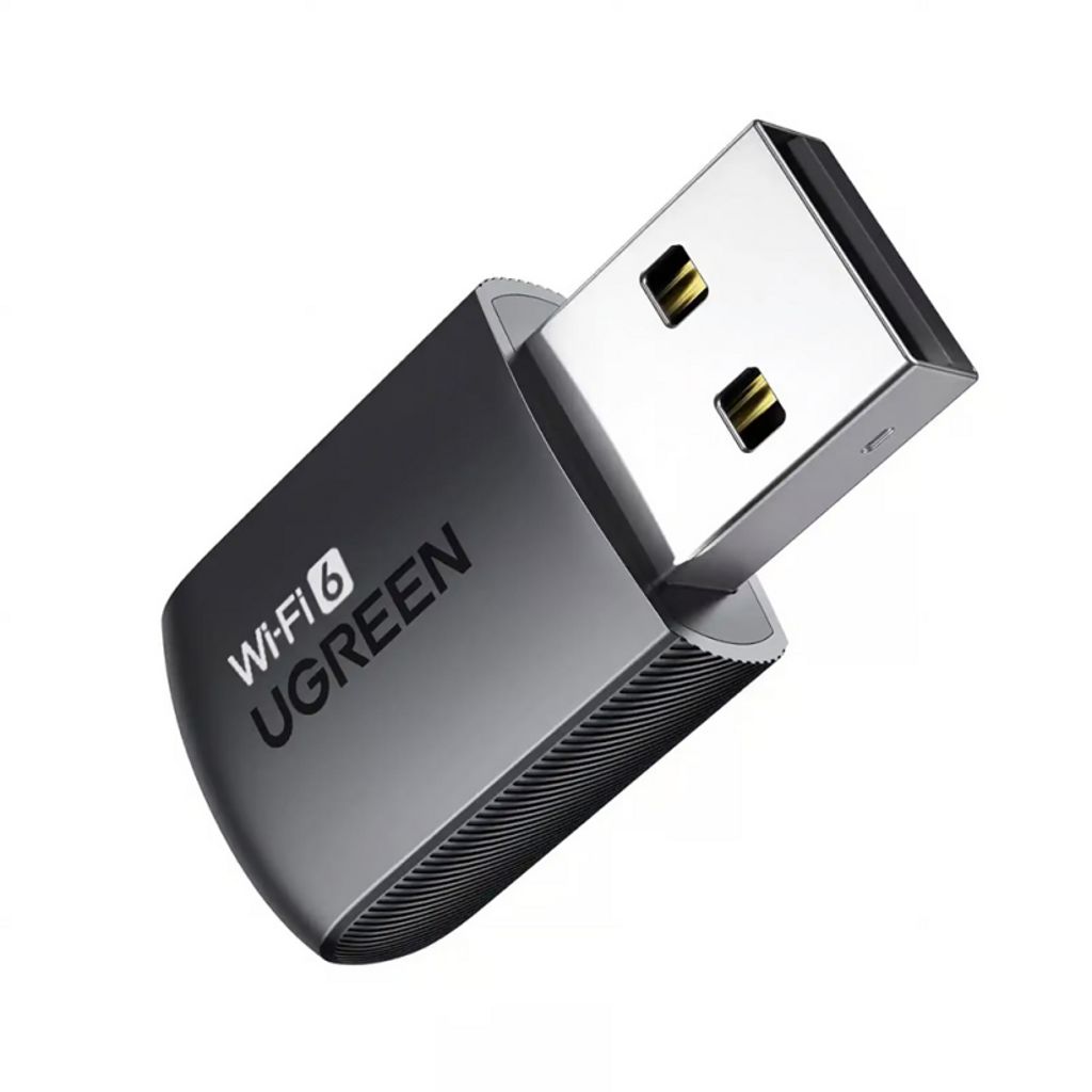 UGREEN Wi-Fi-adapter CM762 dobbeltbånd, Wi-Fi 6 - svart