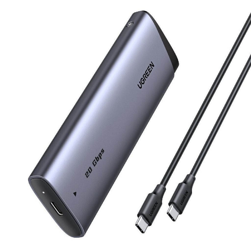UGREEN CM767 SSD eksternt kabinet til M.2 NVMe – Grå 2