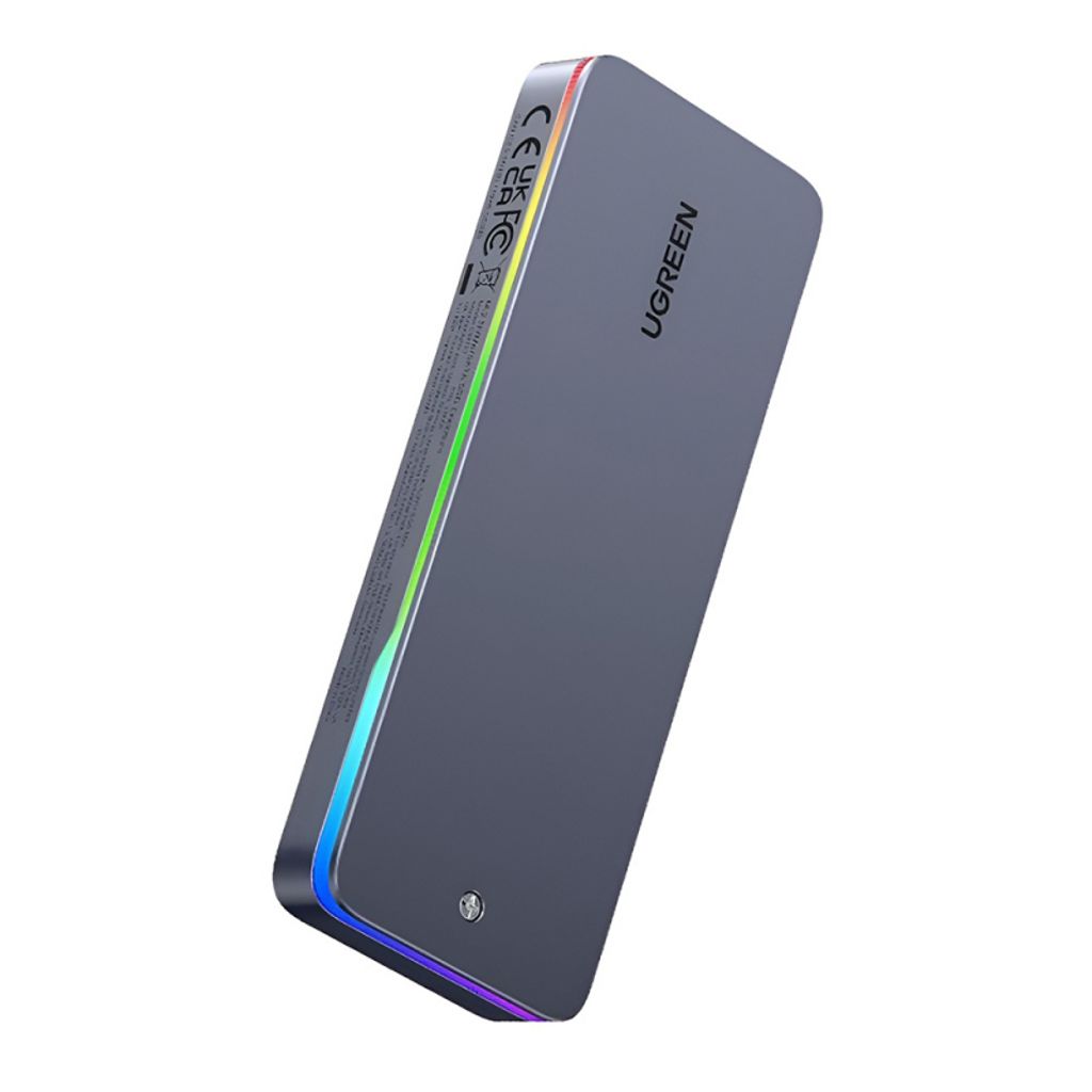 Ugreen CM777 SSD eksternt kabinet til M.2 NVMe – Sort