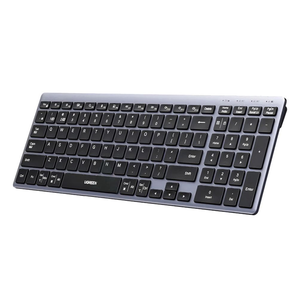 UGREEN K552 trådløst tastatur Bluetooth / WiFi 2.4G - sort
