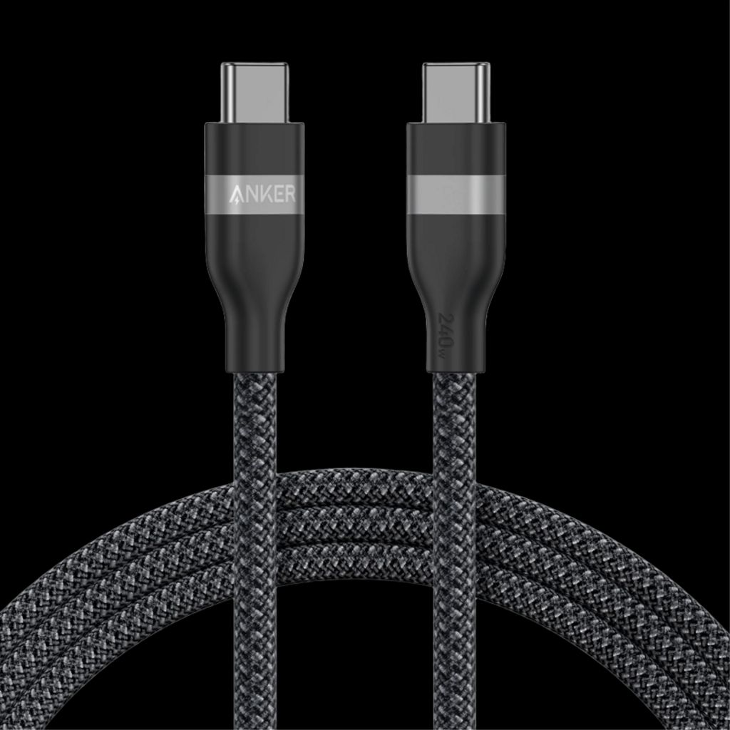 Anker USB-C til USB-C-kabel 240W, 1,8 m - Svart