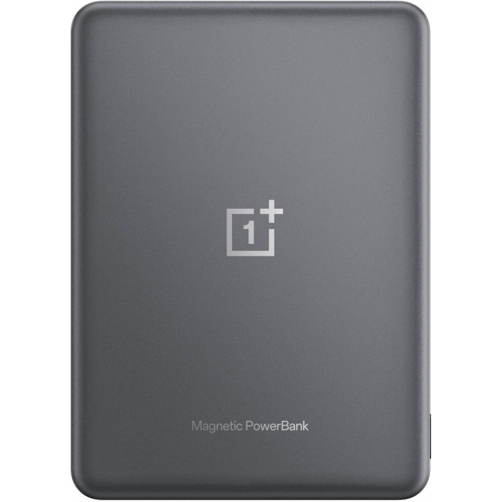 OnePlus Slim Magnetisk Trådløs Powerbank 5000mAh – Sølvgrå