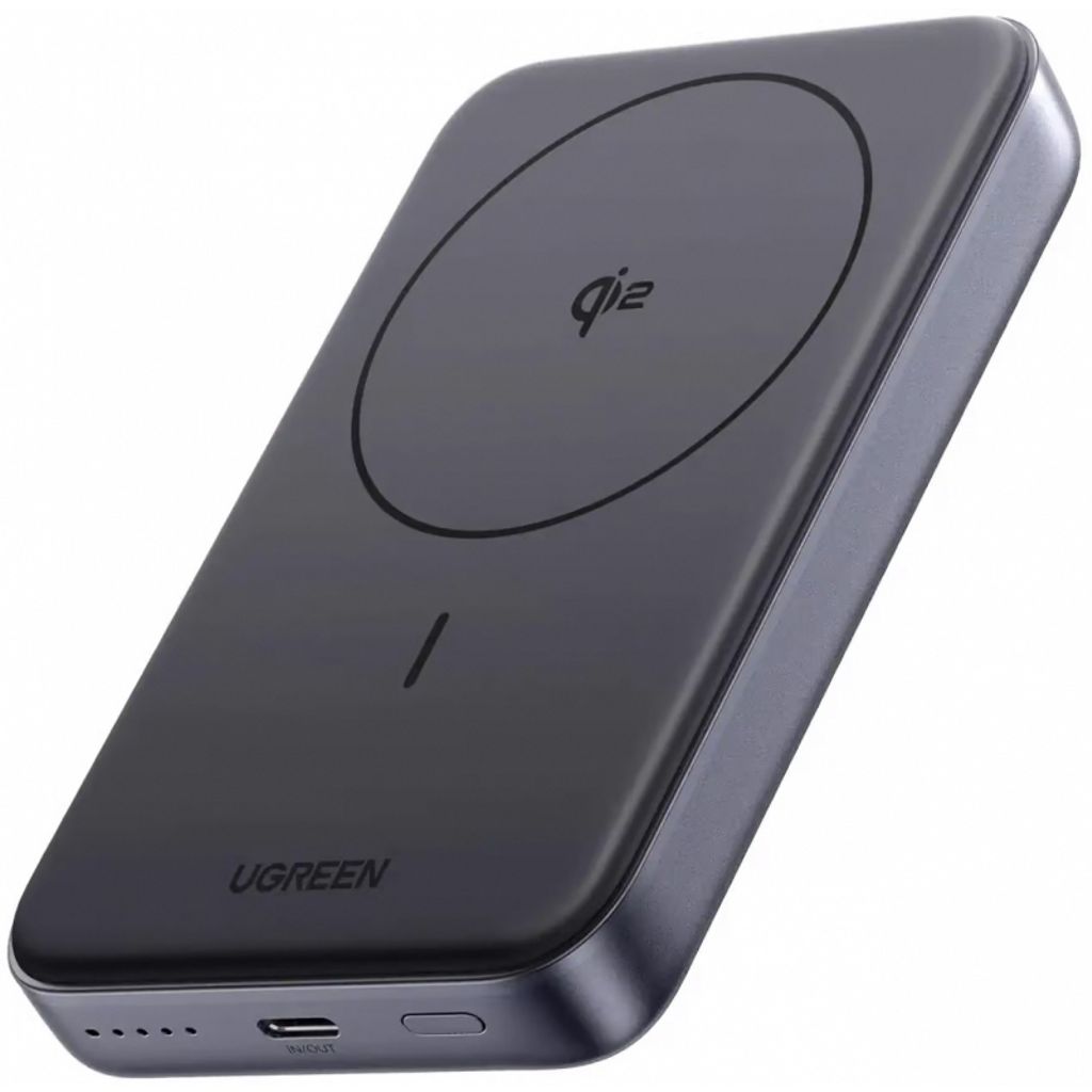 UGREEN PB761 Powerbank med trådlös laddning 10000mAh, 30W, PD + FQI – Grå
