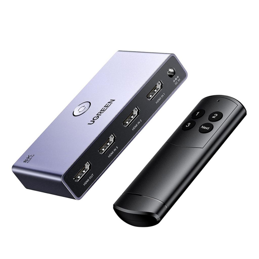 Ugreen CM624 HDMI-switch 8K - Grå