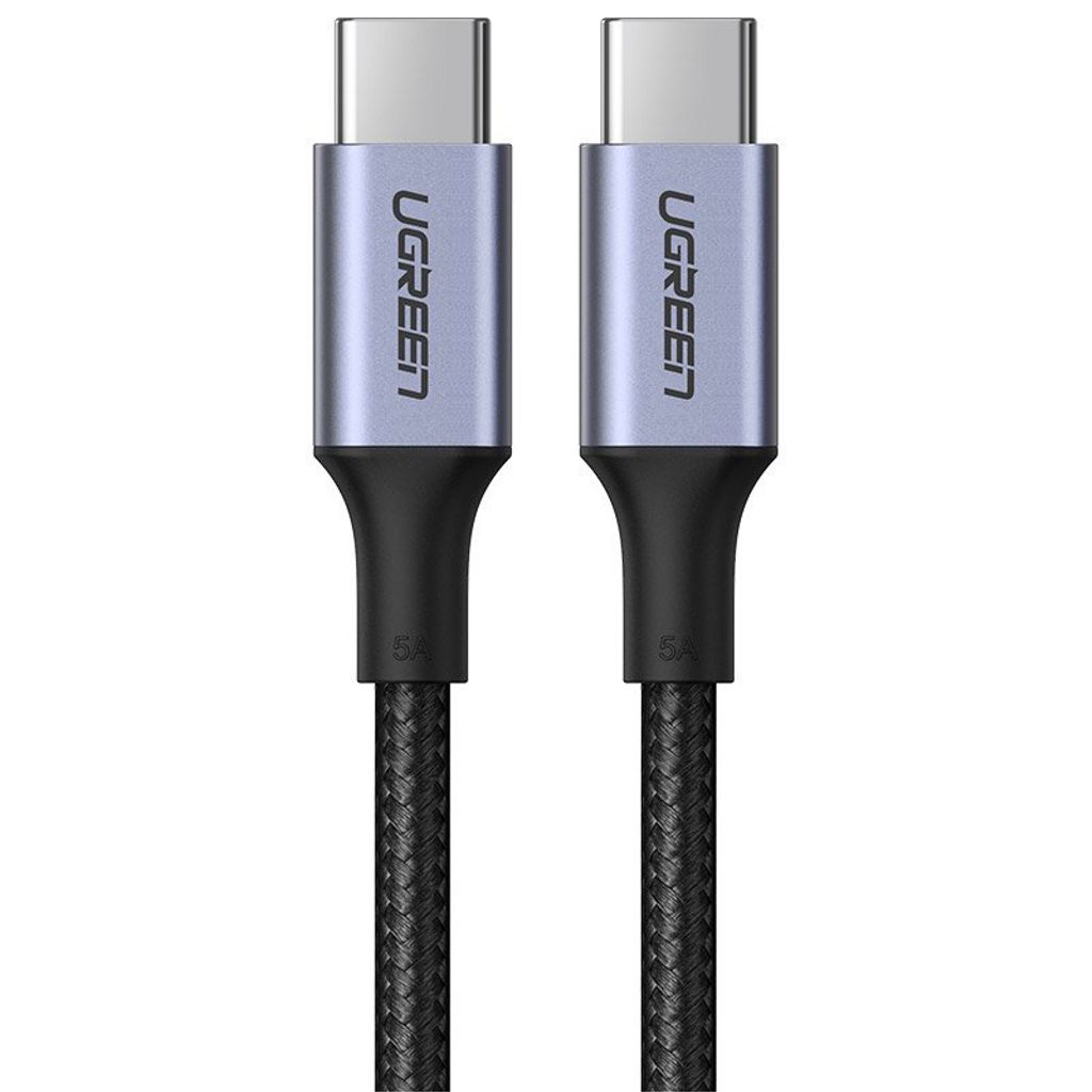 UGREEN US316 USB-C til USB-C kabel 100W – 1 m, grå