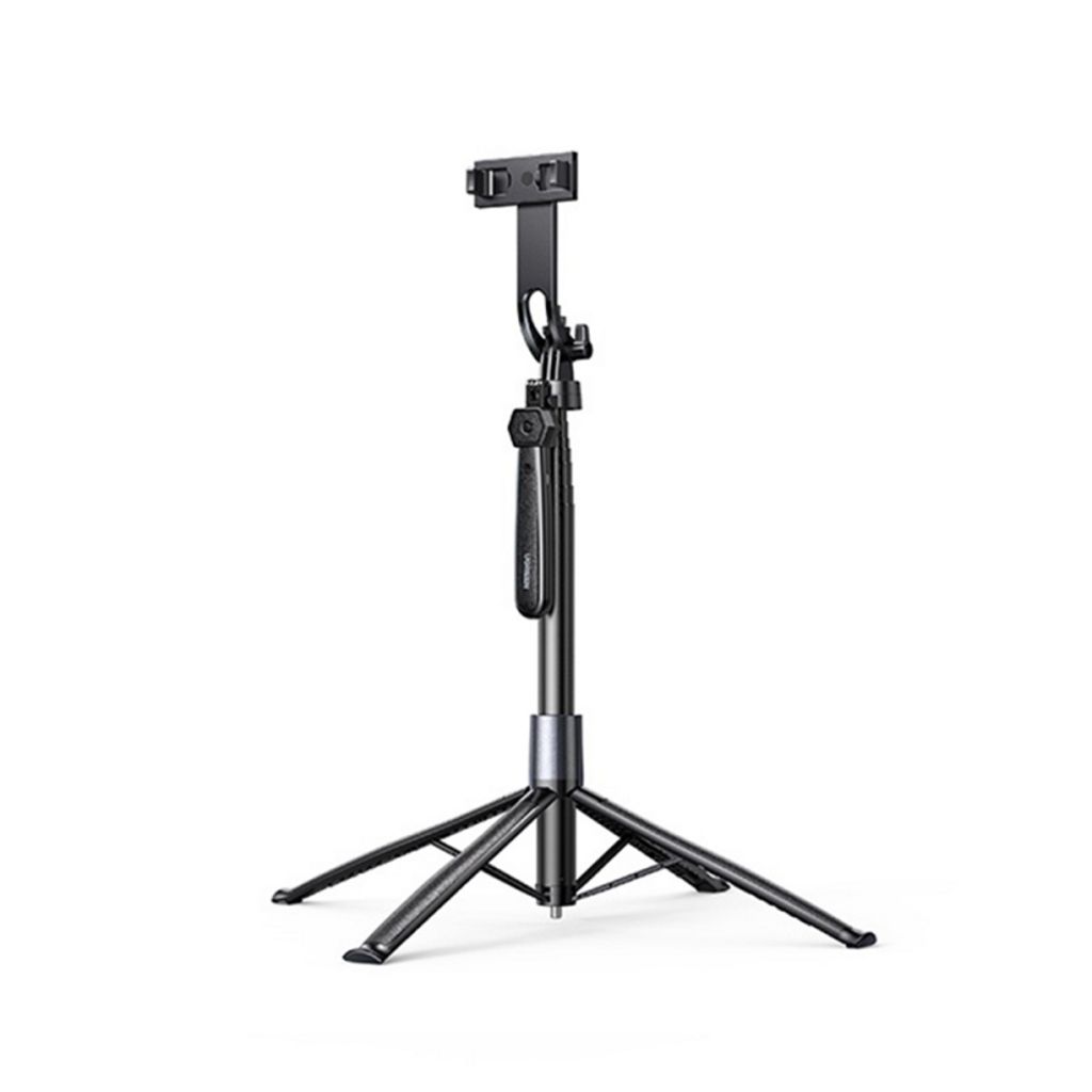 UGREEN Bluetooth selfiestang / 4-bens stativ, 185 cm - svart